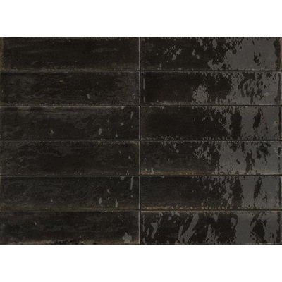 Ragno Look Carreau mural 6x24cm 10mm porcellanato Nero