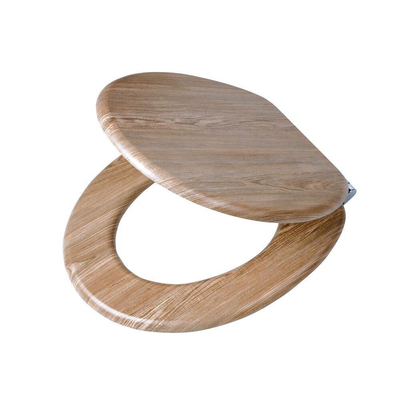 Tiger Abattant de WC Aspect bois de récupération Softclose MDF 37.5x5.5x45.5cm