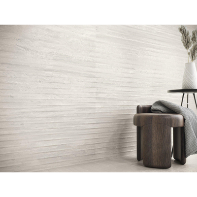 ÉCHANTILLON Terravito Dovaro Carrelage mural - 30x90cm - rectifié - blanc mat