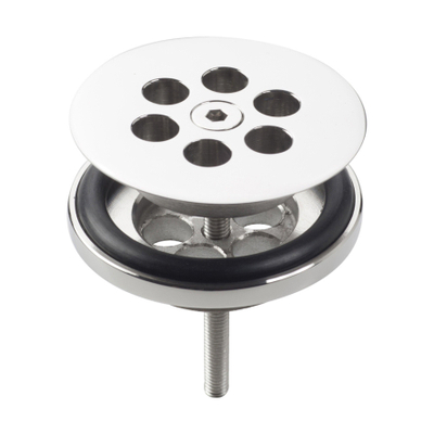 Clou Wash Me bouchon pour bonde pour obturateur d'eau en silicone inox Chromé