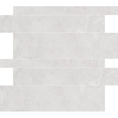ÉCHANTILLON Terravito Velaro carreau mural - 5x60cm - Rectangulaire - 9mm - rectifié - Effet béton - Glaciar