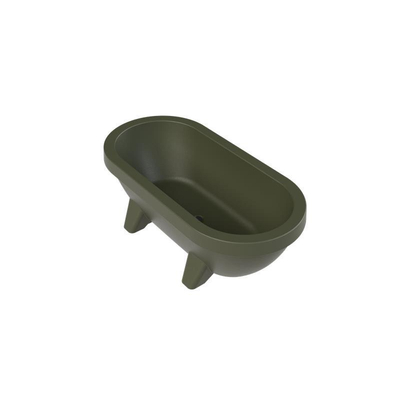 Gardentub baignoire autoportante (de jardin) - 194x94x66cm - plastique - adaptée à l'extérieur - mat Dark Olive Green (vert)