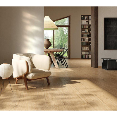 SAMPLE Terravito Favano Keramisch parket wand- en vloertegel - 20x120cm - 9.0mm - gerectificeerd - Beige