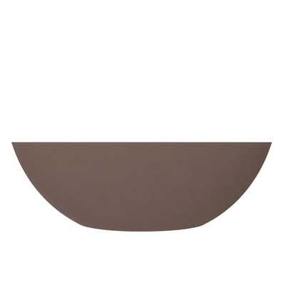 Arcqua Prince Opbouw Waskom - ovaal - 49x34cm - mat mokka