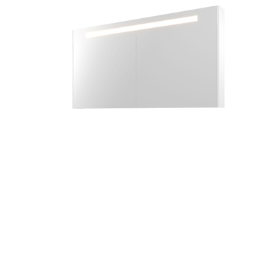 Proline Spiegelkast Premium met geintegreerde LED verlichting, 3 deuren 140x14x74cm Mat wit