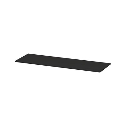 INK Topdeck Wastafelblad - 140x45x2cm - tbv onderkast - MDF lak - Mat zwart