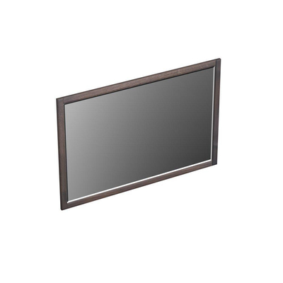 Forzalaqua Gela 2.0 miroir 120x80cm Rectangulaire sans éclairage avec cadre Chêne massif Charcoal