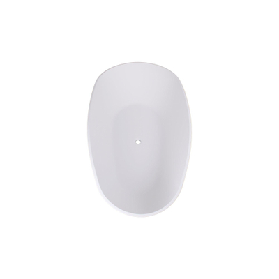 FugaFlow Eccelente Calma Baignoire Autoportante - 180x80cm - solid surface - blanc mat