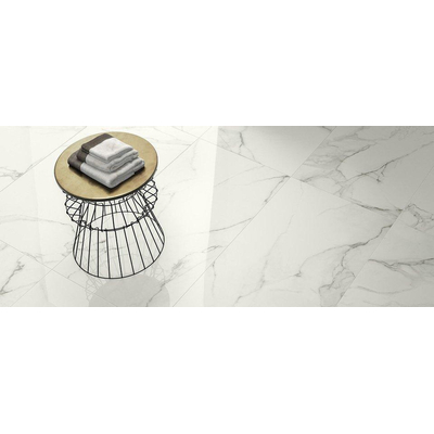 Royal plaza Chella Carreau mural 40x120cm marbre brillant blanc