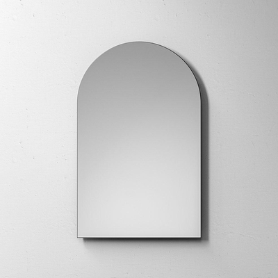 BRAUER arch miroir 60x95x3.5cm avec éclairage aluminium brossé