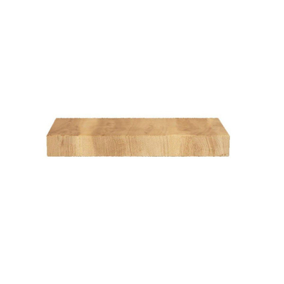 Arcqua living etagère 30x15x3.6cm en aggloméré mélaminé chêne naturel