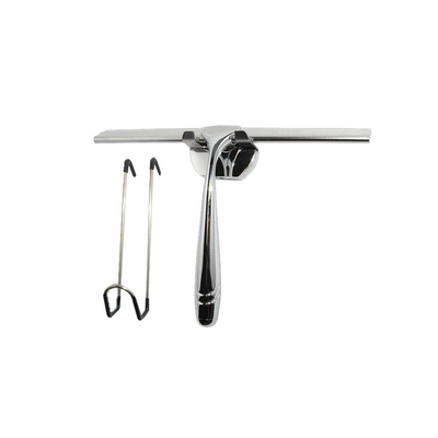 Best Design Class luxe raclette de douche chromée avec crochet de suspension