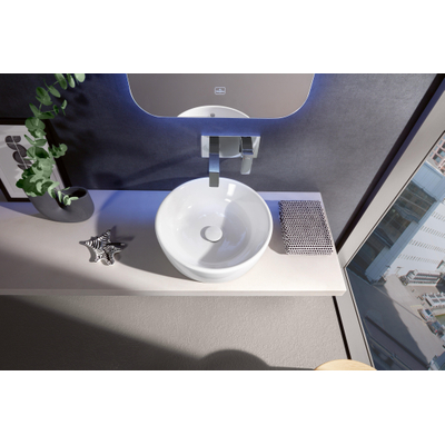 Villeroy & Boch Architectura opzetwastafel - 45x45cm - zonder kraangat - zonder overloop - White Alpine (glans wit)