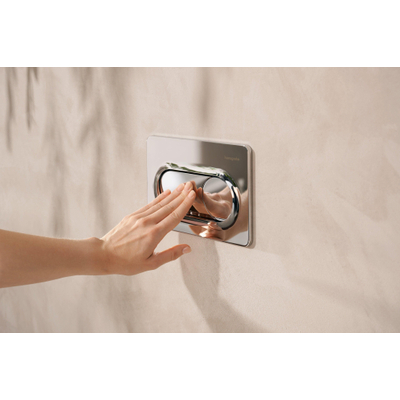 Hansgrohe iFrame Original S drukplaatvoor dual flush chroom