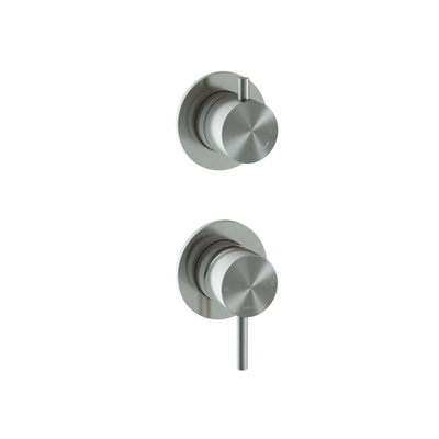 Hotbath Archie Mitigeur encastré avec inverseur 2 voies IX inox 316