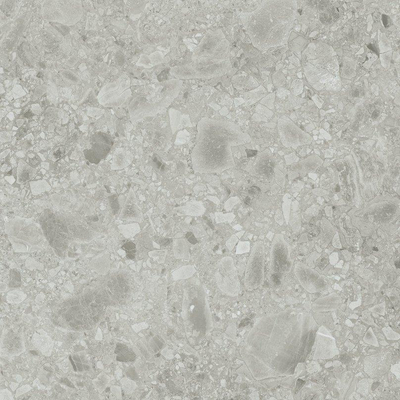 ÉCHANTILLON Terravito Mareno Carreau mural et de sol - 60x60cm - 9.5mm - Carré - rectifié - Terrazzo - Gris mat