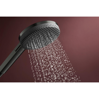 Hansgrohe Raindance alive 125 3 jet EcoSmart doucheset 90cm - Brushed Black Chrome (antraciet)