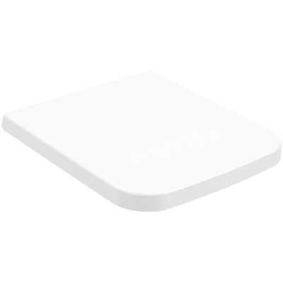 Villeroy & Boch Venticello abattant de WC - avec abattant avec softclose et quick release inox/blanc stone