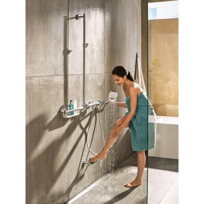 Hansgrohe Raindance select s 120 glijstangset ecosmart comfort 110 re.chr-wit