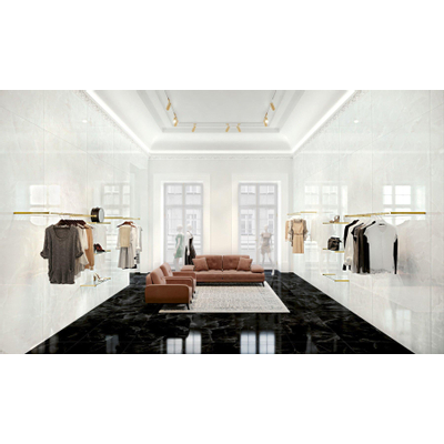 Terravito Davella Carrelage sol et mur - 60x60cm - rectifié - brillant Blanc