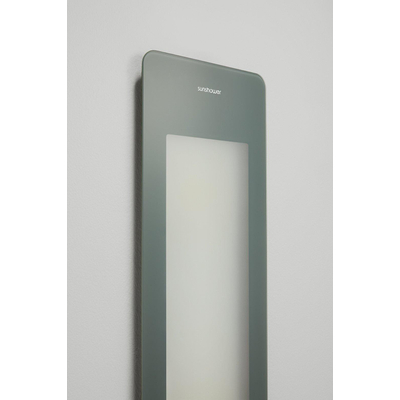 Sunshower Round Plus L infrarouge + lumière UV en saillie incl. support mural 185x33x12cm corps entier Organic grey