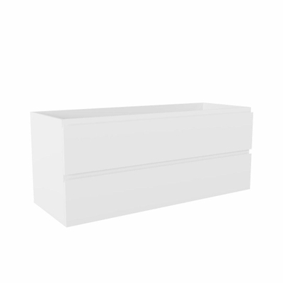 MONDIAZ Hay Meuble sous lavabo - 120cm - 2 tiroirs - Talc