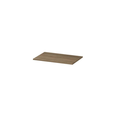 INK Topdeck Wastafelblad - 70x45x2cm - tbv onderkast - MFC - Zuiver eiken
