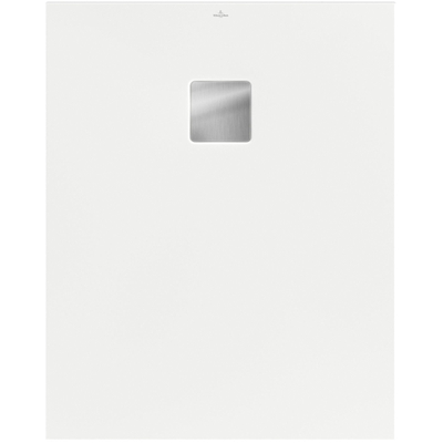 Villeroy & Boch Excello douchevloer - 100x80cm - polyurethaan/acryl wit alpine