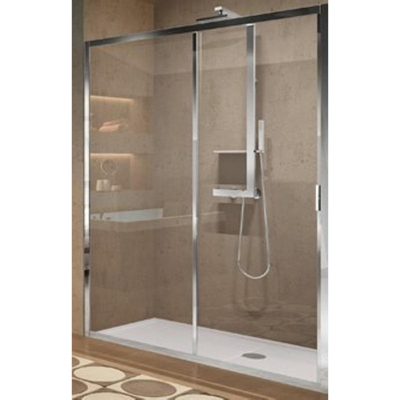 NovelliniLunes 2.0 porte coulissante 2 pièces 2p114/120x195cm salle de bain/clair