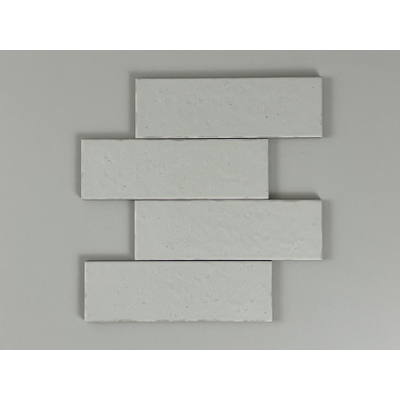 SAMPLE Terravito Nocino wandtegel - 6x18.6cm - White mat (wit)