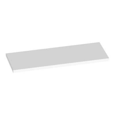 BRAUER MDF - Wastafelblad - 120x46x4cm - zonder kraangat - MDF - mat wit