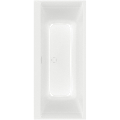 Villeroy & Boch Subway 3.0 kunststof duobad quaryl rechthoekig - 170x75x48cm - met poten - glans wit