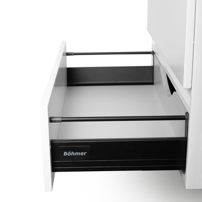 BRAUER Joy ensemble de meuble 80x51.5x45.5cm avec lavabo en finestone 1 trou de robinet mat blanc