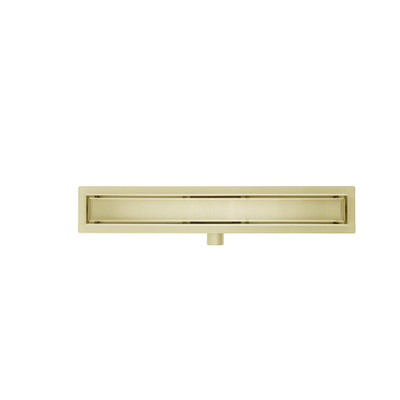 Adema Ralo douchegootrooster - 90cm - omkeerbaar - geborsteld Goud OUTLETSTORE