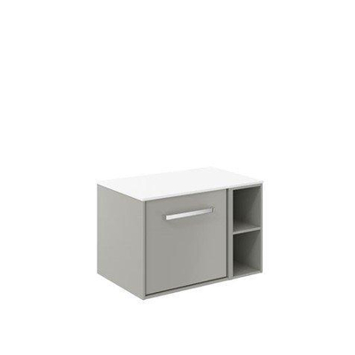 Crosswater Infinity Plan vasque - 71x45x1cm - blanc polar