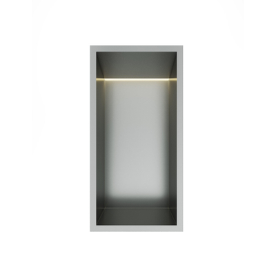 Hotbath &MORE Inbouwbox of inbouwnis - 30x15x10 - met LED - IP44 - RVS 316