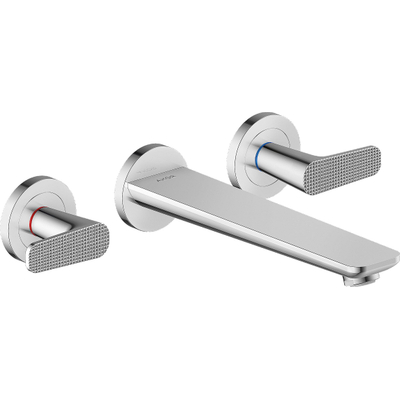 Hansgrohe Axor Citterio C partie apparente - pour mitigeur - bec 22.2cm - cubic cut - chromé