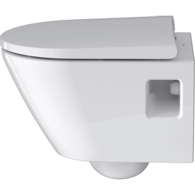 Duravit d-neo toilette avec siège 37x48x40cm blanc brillant