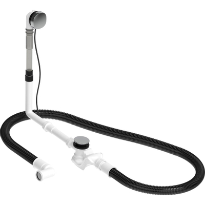 Duravit Quadroval vidage de baignoire et ensemble de trop-plein avec bonde chromé