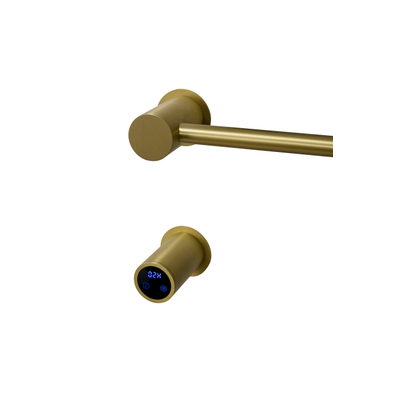 FugaFlow Eccelente Caloro Radiateur électrique pour serviettes - 52x54x13cm - 30 watts - laiton brossé