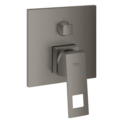 Grohe Eurocube Douchekraan Inbouw - 2 knoppen - mengkraan - brushed hard graphite