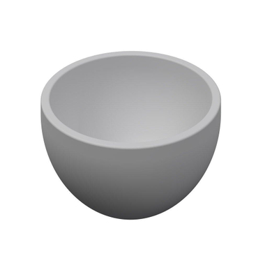 INK Jazz XS waskom - 20x20x11cm - 0 kraangaten - polystone wit mat OUTLETSTORE
