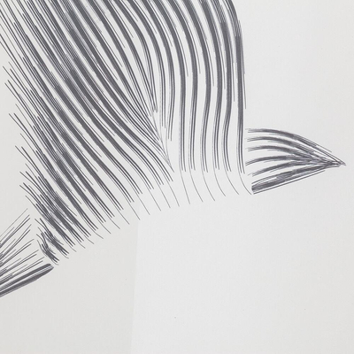 Sealskin Birds Douchegordijn 180x200 cm Polyester Zwart / Wit