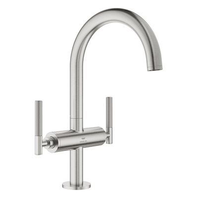 Grohe Atrio private collection L-size wastafelmengkraan z/grepen supersteel