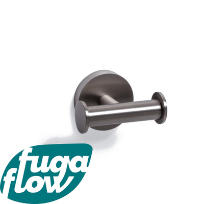 FugaFlow Efficiente Acces Handdoekhaak - dubbel - rond - RVS - Black Friday -