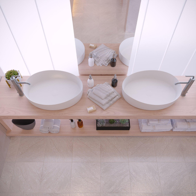 Ideavit Solidharmony vasque à poser 60x44x15,5cm Solid surface blanc mat