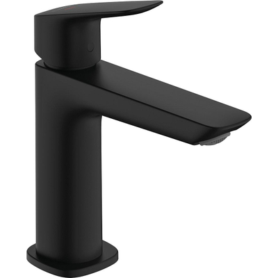 Hansgrohe Logis Eengreeps wastafelmengkraan - 110 - coolstart - met PopUp - trekwaste - mat zwart