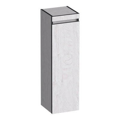 BRAUER Joy Edge armoire de salle de bains - 120x35x35cm - 1 porte - ouverture à droite - sans poignée - Forest Seashell