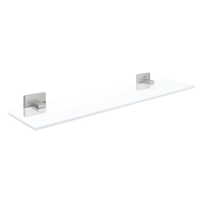 GROHE Start Cube Étagère - 53x14.6cm - verre - super acier