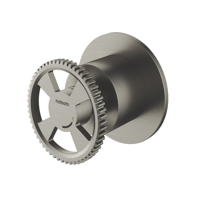 Hotbath Cobber @work partie apparente pour robinet d'arrêt eau froide nickel brossé à froid